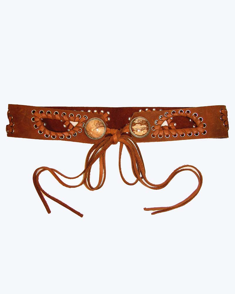*Cutout Tie Belt