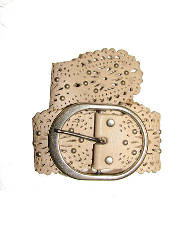 Hammered Metal chain Boot Belt