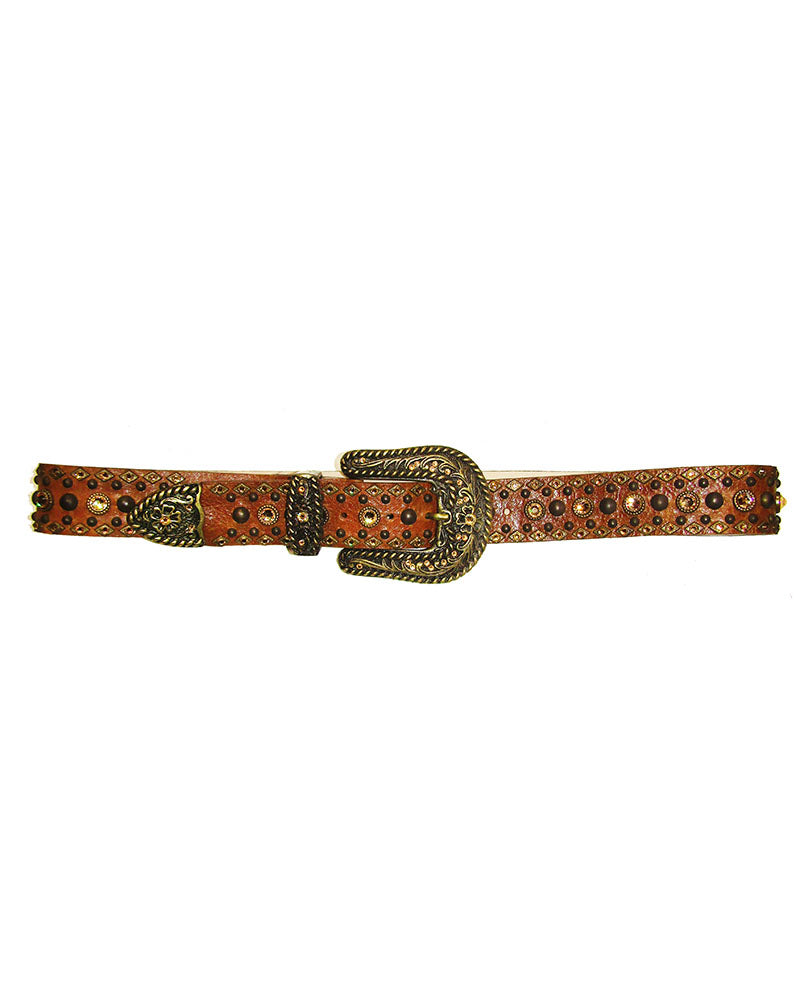 *Western Crystal and Diamond stud Belt