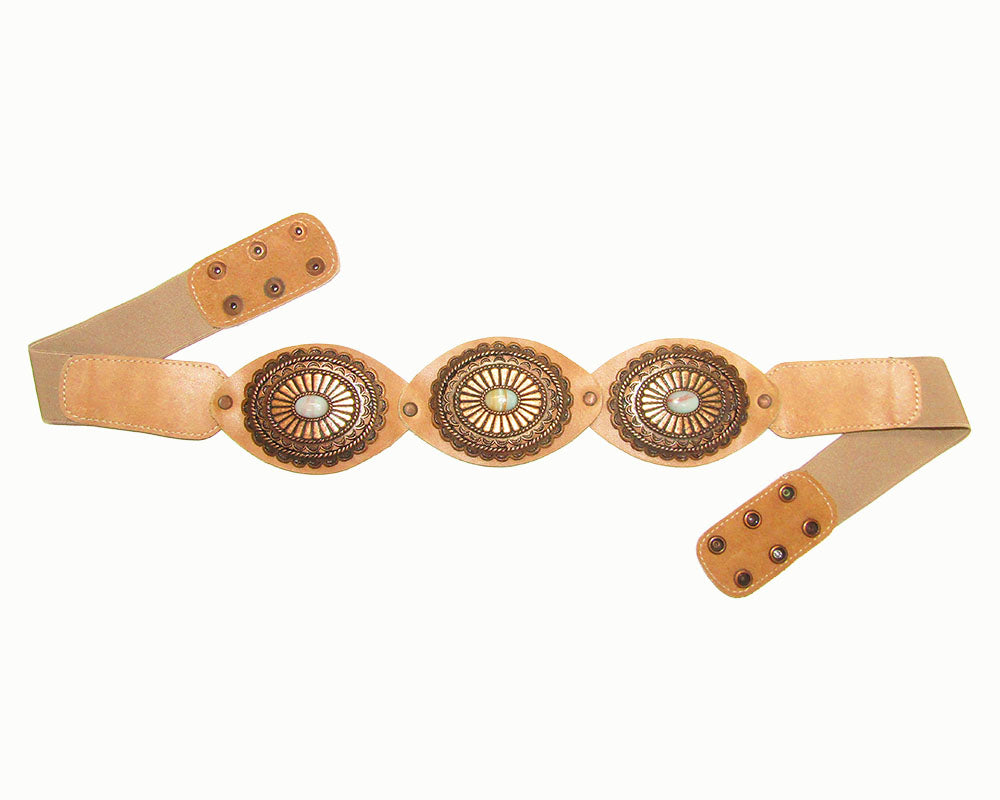 Statement Concho Belt with elastic