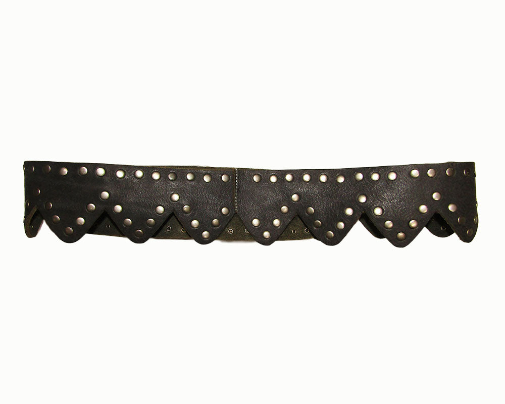 *Western Studded Statement hip belt with concho buckle