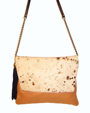 *ZigZag Studded Crossbody Bag