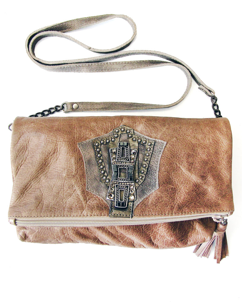 *Almond Fold-over Bag