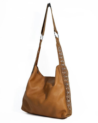 *Vintage Color-block shoulder bag