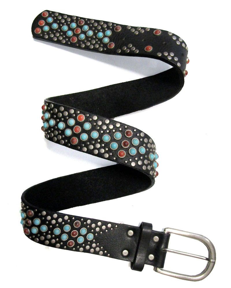 Multi-Color Studded Belt