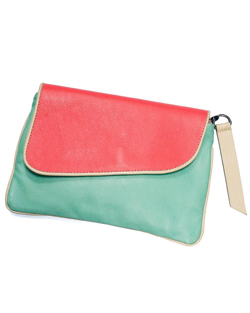 Colorblock Clutch