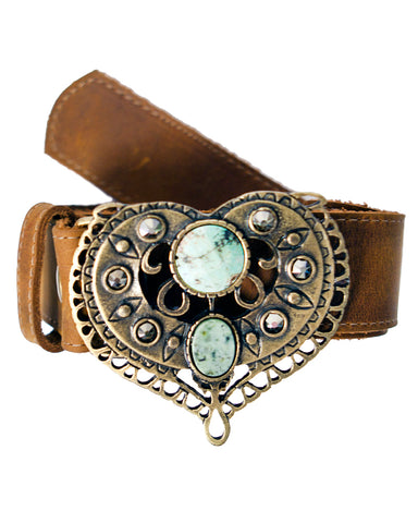 Western Heart Jean Belt