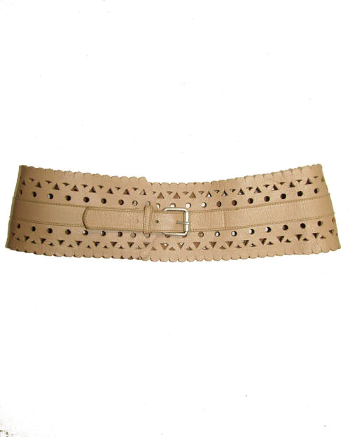 *Scalloped Edge Corset-Belt