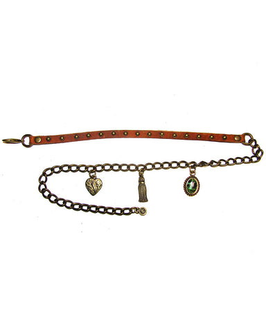 Wide Western design waist belt