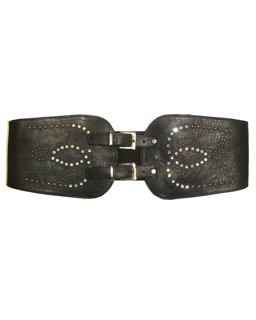 Wide Western design waist belt