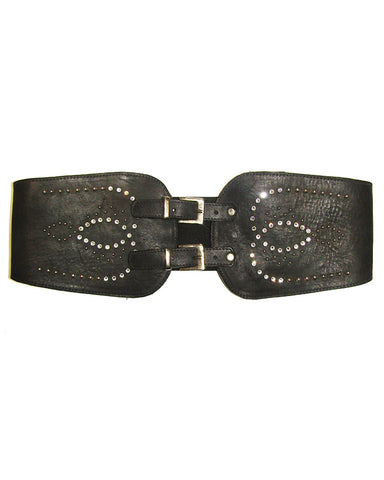 Hematite Studded Belt