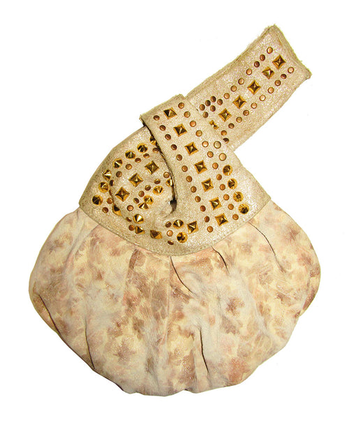 *Vintage Puffy Studded Wristlet