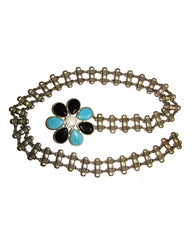 Vintage Flower Chain Belt