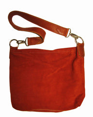 *Mahogany Suede Hobo Bag