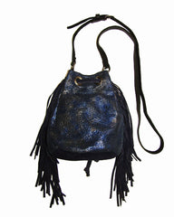 *Fringed Bucket Bag
