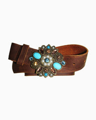Tiana Flower Buckle Jean Belt