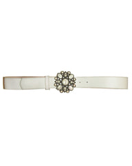 *Mother of Pearl Large Buckle Jean Belt