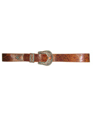 Western Tooled leather Belt