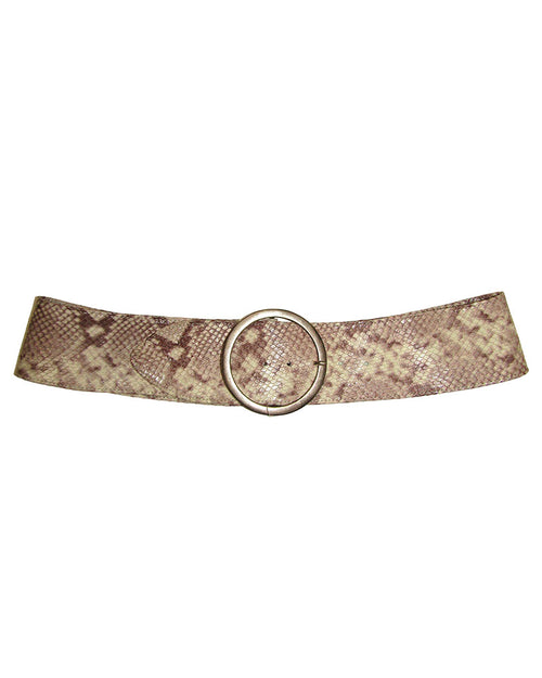Wide Python Print Contour Hip Belt