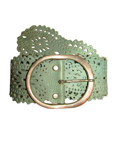 Wide Python Print Contour Hip Belt