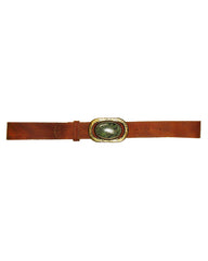 Hammered Oval Concho Jean Belt