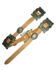 Vintage Patina Concho Belt