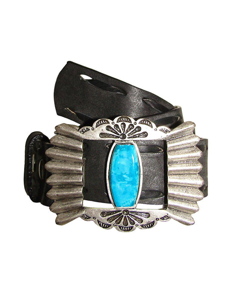 Turquoise Concho Jean Belt