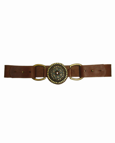 Semi-Circle Rhinestone Chain and Mesh Belt