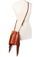 *Fringed Bucket Bag