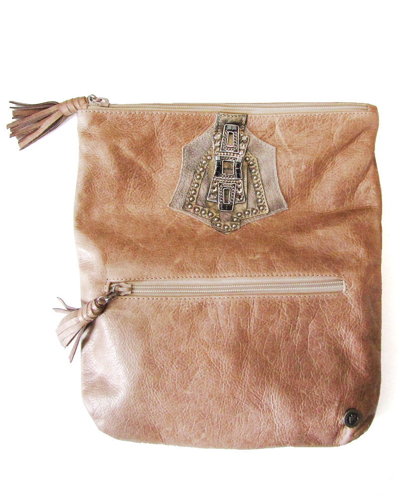 *Almond Fold-over Bag