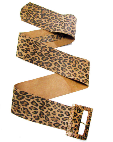 *Leopard Print Asymmetrical Fringe Crossbody Bag