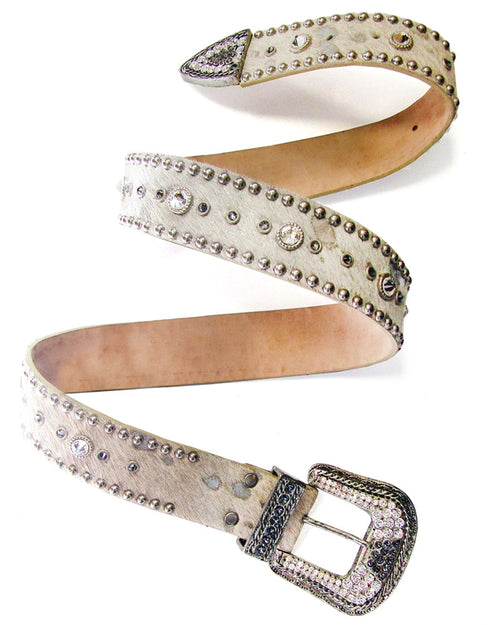Silver Crystal Jean Belt